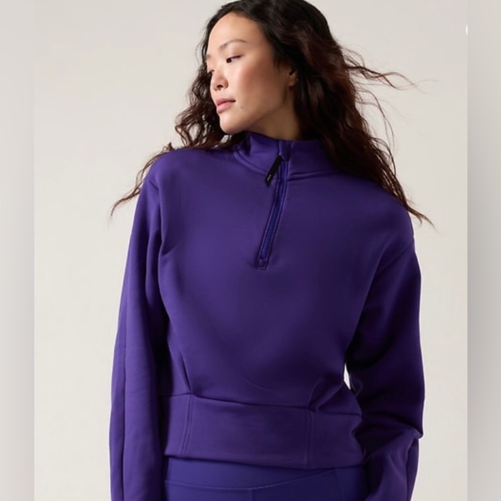 Athleta Polartec Half Zip Sweatshirt